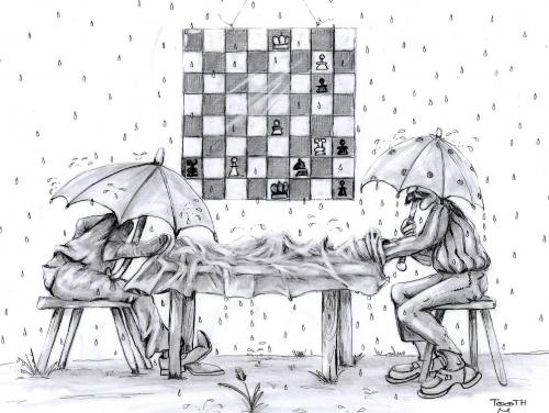 Cartoon: Chess (medium) by bytoth tagged cartoon,