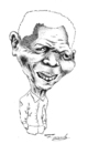 Cartoon: Nelson Mandela (small) by Fredy tagged nelson mandela politic south africa