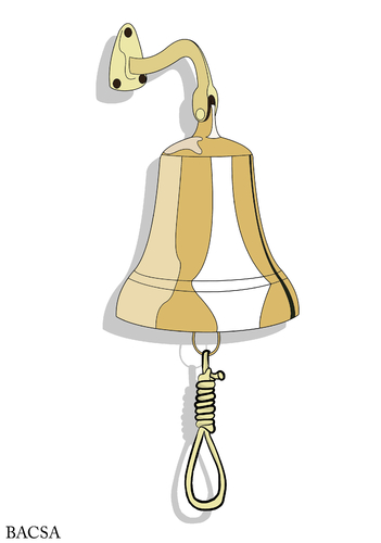 Cartoon: BELL (medium) by bacsa tagged bell