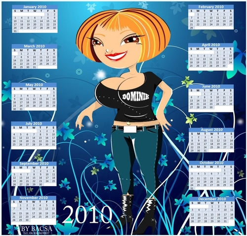 Cartoon: Calendar (medium) by bacsa tagged calendar