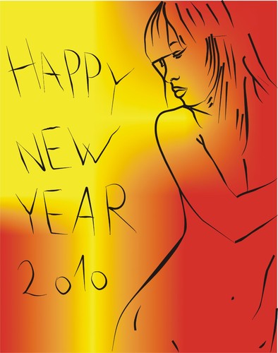 Cartoon: Happy New Year (medium) by bacsa tagged happy,new,year