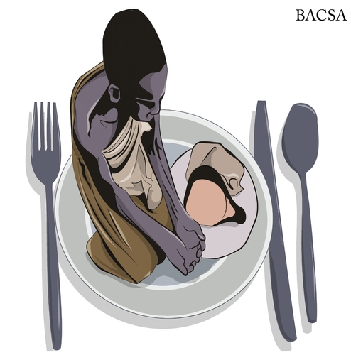 Cartoon: HUNGRY (medium) by bacsa tagged hungry