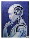 Cartoon: Artificial Intelligence (small) by bacsa tagged artificial intelligence