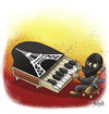 Cartoon: NO COMMENT (small) by bacsa tagged no,comment