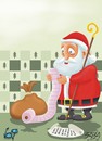 Cartoon: Santa Claus (small) by bacsa tagged santa,claus