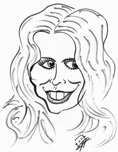 Cartoon: Claudia Schiffer (medium) by Clemens tagged claudia,schiffer,model,karikatur