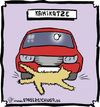 Cartoon: Kamikatze (small) by Clemens tagged katzen,kamikaze