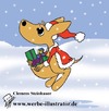 Cartoon: Weihnachten in Australien (small) by Clemens tagged weihnachtsmotiv