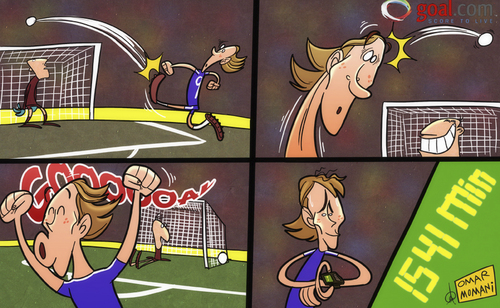 Cartoon: 24 hours later ... (medium) by omomani tagged chelsea,england,premier,league,torres