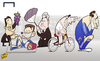 Cartoon: Casillas still the man at Madrid (small) by omomani tagged ac,milan,ancelotti,casillas,diego,lopez,galliani,perez,real,madrid