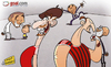 Cartoon: Ibrahimovic gets ready to rumble (small) by omomani tagged ac,milan,apoel,barcelona,bayern,munich,champions,league,chelsea,di,matteo,guardiola,ibrahimovic,mourinho,real,madrid,ribery