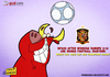 Cartoon: Spain World Masters (small) by omomani tagged spain,bull,soccer,football