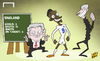 Cartoon: Welbeck leads England resurgence (small) by omomani tagged arsenal,danny,wellbeck,england,euro,2016,qualifications,roy,hodgson,wenger