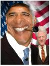 Cartoon: Portrait of a president! (small) by willemrasingart tagged america