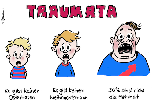 Cartoon: AfD-Traumata (medium) by Pfohlmann tagged afd,rechtsextrem,rechte,wahlen,landtagswahlen,thüringen,landtag,sitzung,verfassung,geschäftsordnung,parlament,abgeordnete,demokratie,abstimmung,mehrheit,mandate,mathematik,rechnen,schock,osterhase,weihnachtsmann,märchen,kindheit,realität,afd,rechtsextrem,rechte,wahlen,landtagswahlen,thüringen,landtag,sitzung,verfassung,geschäftsordnung,parlament,abgeordnete,demokratie,abstimmung,mehrheit,mandate,mathematik,rechnen,schock,osterhase,weihnachtsmann,märchen,kindheit,realität