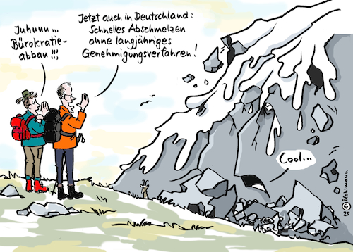 Gletscherabbau Gletscherabbau