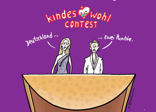 Cartoon: Kindeswohl-Contest (medium) by Pfohlmann tagged esc,songcontest,schlager,lieder,musik,wettbewerb,kindeswohl,ranking,tabellenplatz,deutschland,germany,wien,esc,songcontest,schlager,lieder,musik,wettbewerb,kindeswohl,ranking,tabellenplatz,deutschland,germany,wien