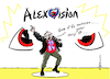 Cartoon: Alexvision (small) by Pfohlmann tagged eurovision,song,contest,songcontest,lieder,schlager,musik,tv,fernsehen,dobrindt,csu,union,alexvision,schwarzrot,innenminister,grenzen,außengrenzen,migration,asylpolitik,ip,ipadresse,überwachung,internet,bundesregierung,orwell,1984,privatsphäre,sicherheit,kriminalität,schlagersänger,rocksänger,abschottung,grenzkontrollen