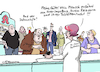 Cartoon: E-Rezept Datenschutz (small) by Pfohlmann tagged medizin,apotheke,rezept,erezept,digitalisierung,digital,datenschutz,patient,apothekerin,privatsphäre,versichertenkarte,krankenkasse,technologie