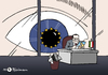 Cartoon: EU watching Berlusconi (small) by Pfohlmann tagged karikatur,color,farbe,2011,schuldenkrise,italien,berlusconi,staatsschulden,europa,auge,überwachung,kontrolle,beobachtung,euro,eu,rettungsschirm,efsf,hilfspaket,pleite,zahlungsunfähigkeit,insolvenz,sparen,sparprogramm,kreditwürdigkeit,wirtschaftskrise,schu