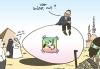 Cartoon: Friedens-Ei (small) by Pfohlmann tagged obama,usa,us,präsident,naher,osten,ägypten,kairo,rede,muslime,friedenstaube,ei
