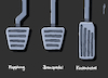 Cartoon: Kostenpedal (small) by Pfohlmann tagged auto,pkw,spritkosten,benzin,spritverbrauch,pedale,kupplung,bremse,gaspedal,geschwindigkeit,tempolimit,fahrverhalten,krieg,nahost,hormus,erdöl,iran,lebenshaltungskosten