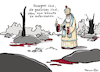 Cartoon: Kyrills Ostersegen (small) by Pfohlmann tagged russland,ukraine,krieg,kyrill,kirche,glauben,religion,segen,segnen,leichten,tod,sterben,auferstehung,butscha,kriegsverbrechen