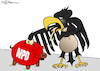 Cartoon: NPD Steuerschweinchen (small) by Pfohlmann tagged karikatur,cartoon,2017,color,farbe,deutschland,npd,parteiverbot,bundesverfassungsgericht,bundesadler,sparschwein,parteienfinanzierung,steuergelder,steuerzahler