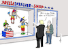 Cartoon: Trump Sprecherpuppen (small) by Pfohlmann tagged 2019,trump,usa,präsident,sprecher,pressesprecher,nachfolger,pinocchio,lügen,lügner,nase,brüste,sexismus