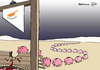 Cartoon: Zypern Schweine (small) by Pfohlmann tagged karikatur,cartoon,color,farbe,2013,zypern,eu,europa,euro,eurokrise,schuldenkrise,staatspleite,sparschweine,sparer,bankenkrise,banken,ersparnisse,enteignung,schafott,guillotine,köpfen,hinrichtung,spareinlagen