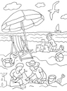 Cartoon: Ausmalbild Strand (small) by sabine voigt tagged ausmalbild,strand,urlaub,meer,wasser,ferien,kinder,sand,malen