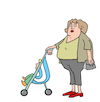 Cartoon: Kinderwagen Mutter Buggy (small) by sabine voigt tagged kinderwagen,mutter,buggy,kleinkind,kind,familie,erziehung,kindergartengesundheit
