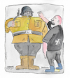 Cartoon: Rechte Gewalt (small) by sabine voigt tagged nazi,nationalsozialismus,skinhead,rechts,rechtesruck,politik,ausländer,feindlich,national,deutsch,deutschland