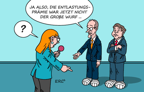 Auf die Füße gefallen