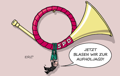 Cartoon: Aufholjagd (medium) by Erl tagged politik,ampel,aus,neuwahlen,spd,kanzlerkandidat,olaf,scholz,umfragetief,aufholjagd,karikatur,erl,politik,ampel,aus,neuwahlen,spd,kanzlerkandidat,olaf,scholz,umfragetief,aufholjagd,karikatur,erl