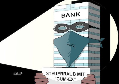 Cartoon: Cum-Ex (medium) by Erl tagged politik,wirtschaft,finanzen,geld,geldgier,kriminalität,raub,steuern,banken,aktionäre,aktie,dividende,steuererstattung,cum,ex,trade,geschäft,handel,recherche,journalisten,recht,unrecht,gesetz,karikatur,erl,politik,wirtschaft,finanzen,geld,geldgier,kriminalität,raub,steuern,banken,aktionäre,aktie,dividende,steuererstattung,cum,ex,trade,geschäft,handel,recherche,journalisten,recht,unrecht,gesetz,karikatur,erl