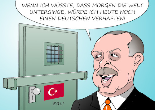 Cartoon: Erdogan (medium) by Erl tagged türkei,präsident,erdogan,putsch,versuch,säuberung,verhaftungen,militär,bildung,presse,journalisten,umbau,demokratie,präsidialsystem,meinungsfreiheit,pressefreiheit,verhaftung,deutsche,spannungen,verhältnis,deutschland,gefängnis,karikatur,erl,türkei,präsident,erdogan,putsch,versuch,säuberung,verhaftungen,militär,bildung,presse,journalisten,umbau,demokratie,präsidialsystem,meinungsfreiheit,pressefreiheit,verhaftung,deutsche,spannungen,verhältnis,deutschland,gefängnis,karikatur,erl