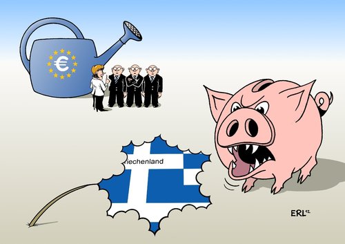 Cartoon: Griechenland (medium) by Erl tagged griechenland,schulden,krise,euro,eu,sparkurs,kaputtsparen,wirtschaft,wachstum,rezession,früchte,rückzahlung,gläubiger,hilfspaket,bankrott,pleite,griechenland,schulden,krise,euro,eu,sparkurs,kaputtsparen,wirtschaft,rezession