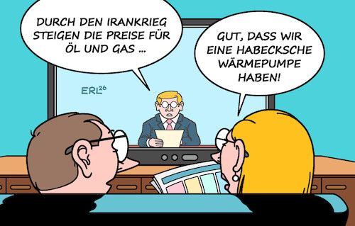 Cartoon: Heizung (medium) by Erl tagged politik,usa,trump,angriff,krieg,iran,anstieg,preis,öl,gas,regierung,reform,habeck,heizungsgesetz,rückschritt,verteuerung,heizung,fortschritt,wärmepumpe,klima,karikatur,erl,politik,usa,trump,angriff,krieg,iran,anstieg,preis,öl,gas,regierung,reform,habeck,heizungsgesetz,rückschritt,verteuerung,heizung,fortschritt,wärmepumpe,klima,karikatur,erl