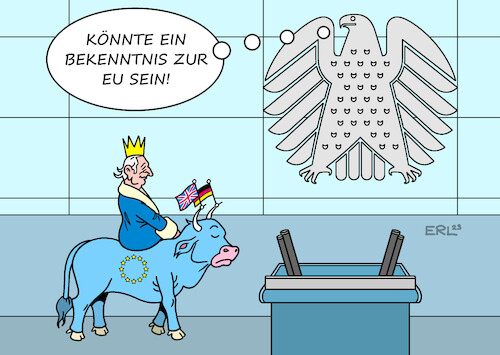 König Charles im Bundestag