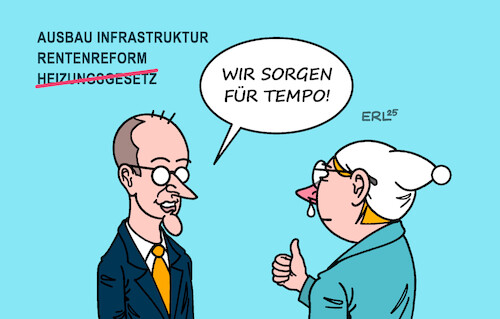 Cartoon: Läuft (medium) by Erl tagged politik,koalition,cdu,csu,spd,kanzler,merz,tempo,ausbau,infrastruktur,rentenreform,heizungsgesetz,michel,krank,nase,läuft,taschentuch,karikatur,erl,politik,koalition,cdu,csu,spd,kanzler,merz,tempo,ausbau,infrastruktur,rentenreform,heizungsgesetz,michel,krank,nase,läuft,taschentuch,karikatur,erl