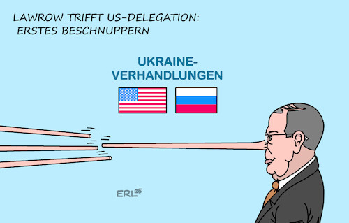 Lawrow trifft US-Delegation