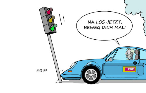 Cartoon: Lindner schiebt an (medium) by Erl tagged politik,fdp,wahlniederlagen,lindner,ultimatum,ampel,projekte,bewegung,porsche,karikatur,erl,politik,fdp,wahlniederlagen,lindner,ultimatum,ampel,projekte,bewegung,porsche,karikatur,erl