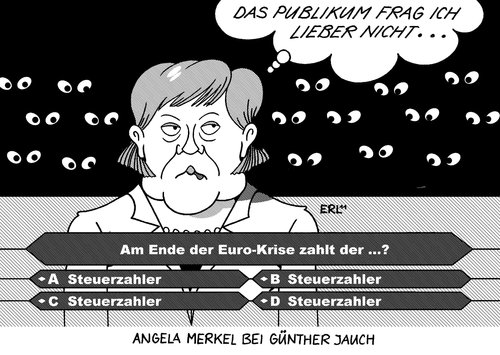 Merkel bei Jauch