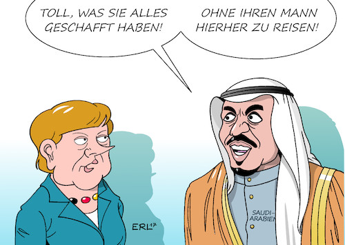 Merkel Saudi-Arabien