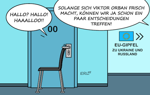Cartoon: Orban beim EU-Gipfel (medium) by Erl tagged politik,eu,gipfel,ukraine,russland,entscheidungen,blockade,viktor,orban,ungarn,toilette,klo,karikatur,erl,politik,eu,gipfel,ukraine,russland,entscheidungen,blockade,viktor,orban,ungarn,toilette,klo,karikatur,erl