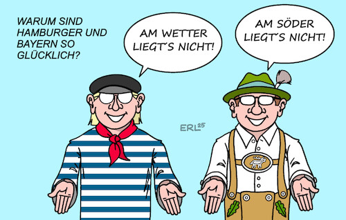 Platz 1 und 2 im Glücksatlas