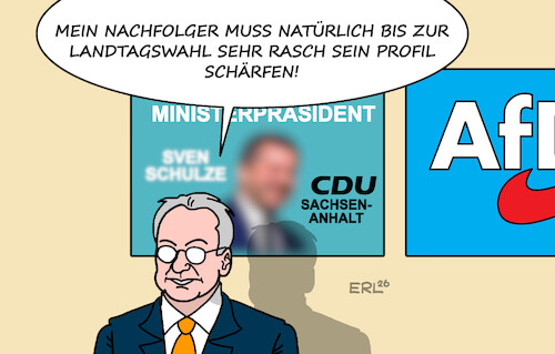 Cartoon: Profil (medium) by Erl tagged politik,sachsen,anhalt,ministerpräsident,alt,reiner,haseloff,neu,sven,schulze,landtagswahl,aufholjagd,afd,profil,karikatur,erl,politik,sachsen,anhalt,ministerpräsident,alt,reiner,haseloff,neu,sven,schulze,landtagswahl,aufholjagd,afd,profil,karikatur,erl