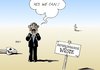Cartoon: 1 Jahr Obama (small) by Erl tagged obama usa präsident jahr einjähriges einsam republikaner wüste
