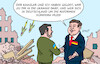 Cartoon: Außen- und Innenpolitik (small) by Erl tagged politik,deutschland,reformstau,reformen,kanzler,merz,vizekanzler,klingbeil,besuch,ukraine,selenskyj,karikatur,erl